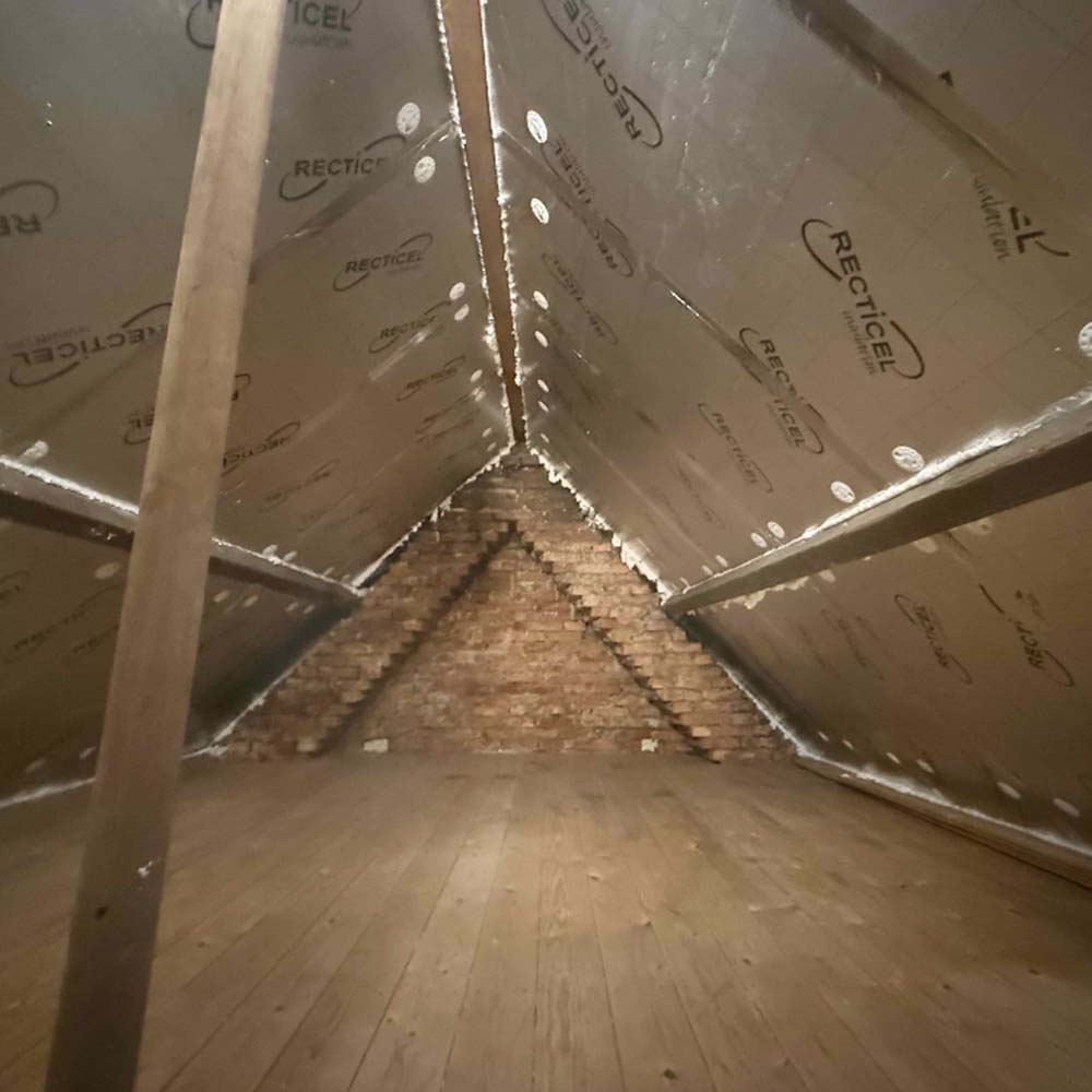 Dakisolatie PIR platen Franklinstraat Utrecht